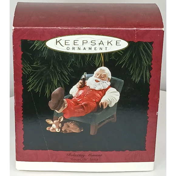 Hallmark Relaxing Moment Coca-Cola Santa Claus Keepsake Ornament - Picture 9 of 10